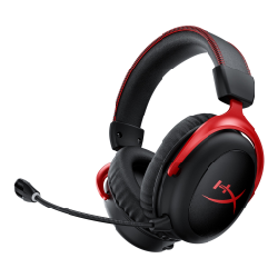 HyperX Cloud II Wireless Casque Sans fil Arceau Jouer Noir, Rouge
